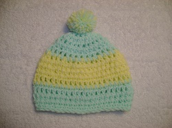 Green Yellow hat with Ball